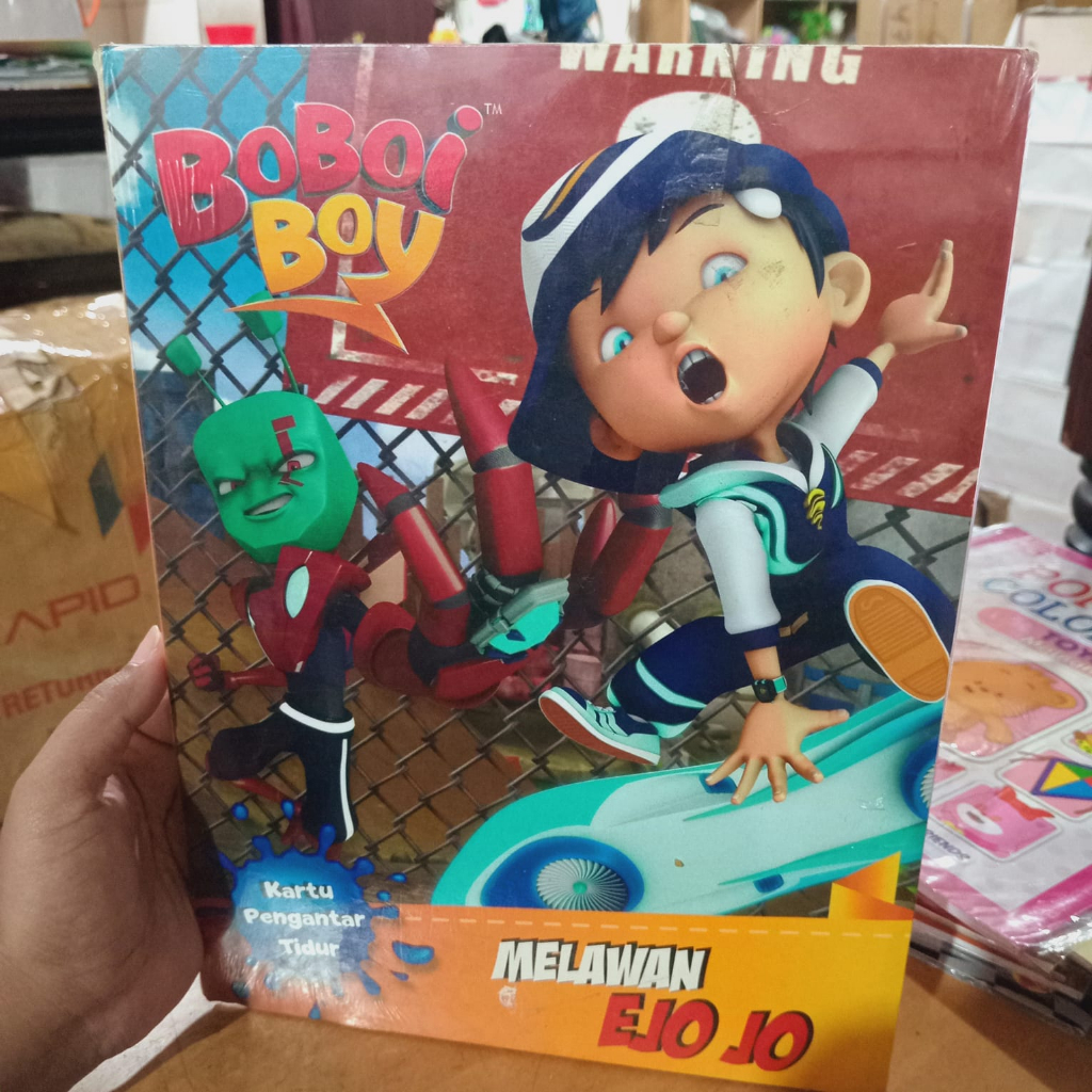 Jual BUKU ANAK BOBOIBOY - KARTU PENGANTAR TIDUR : melawan Ejo jo