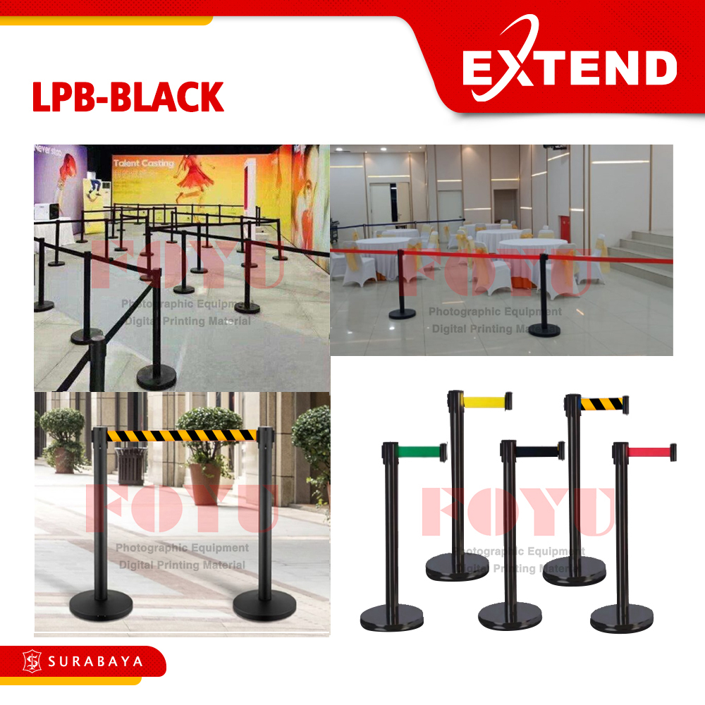 Jual Extend Tiang Pembatas Antrian Antrean Standing Barrier Queue Line ...