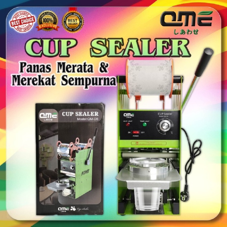 Jual Cup Sealer Mesin Press Gelas Plastik 500ml 500 Ml Qme Qm D8 Tutup Gelas Minuman Sealing 8191