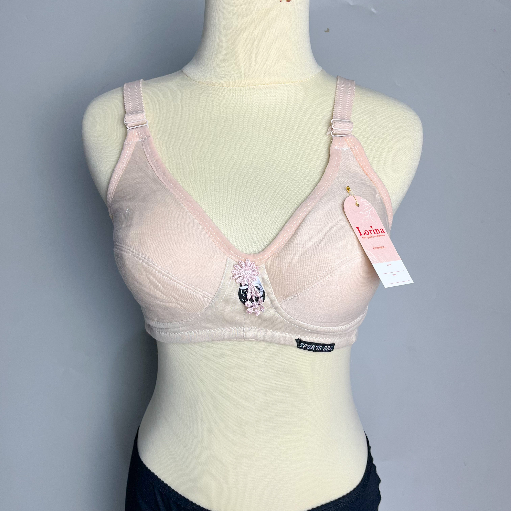 Jual Bra Bh Lorina Tanpa Kawat Warna Gelap Ukuran Super Bhl Shopee Indonesia