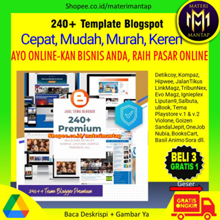 Jual blogger template Harga Terbaik Termurah Maret 2024 Shopee