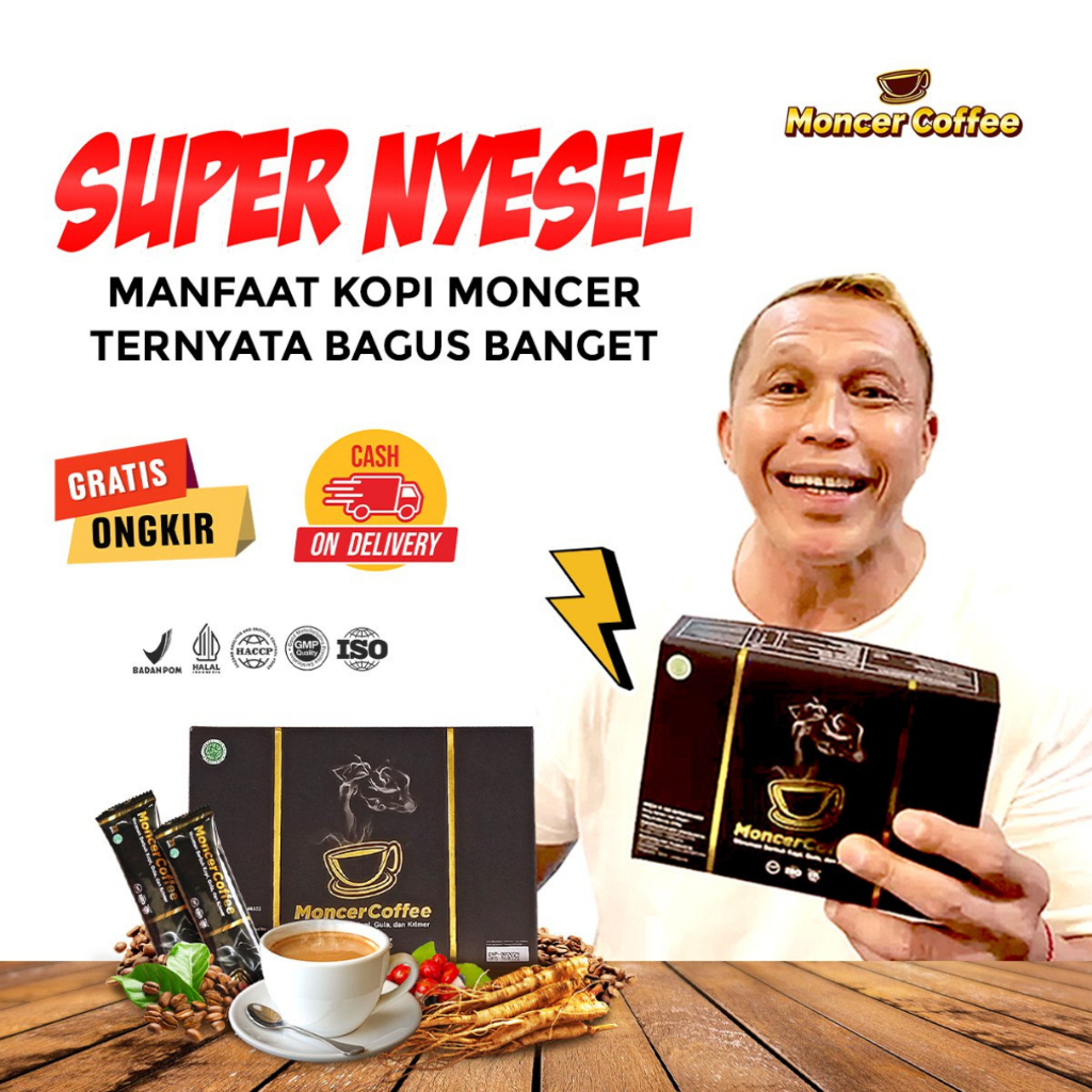 Jual MONCER COFFE ORIGINAL BPOM KOPI STAMINA TAHAN LAMA | Shopee Indonesia