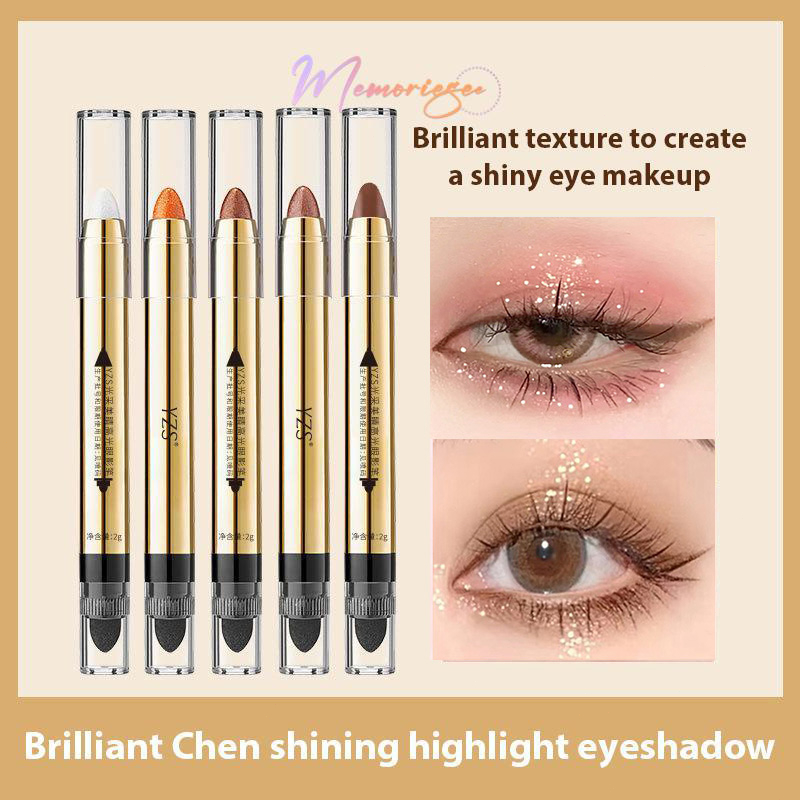 Jual COD&Ready YZS Eyeshadow Pensil Crayon 2in1 Glitter Stick Eyeshadow ...