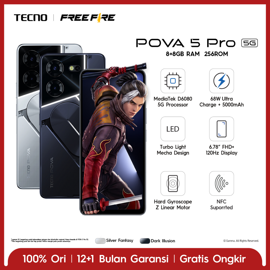 Jual Tecno Pova Pro G Dimensity G Gb Gb W Super