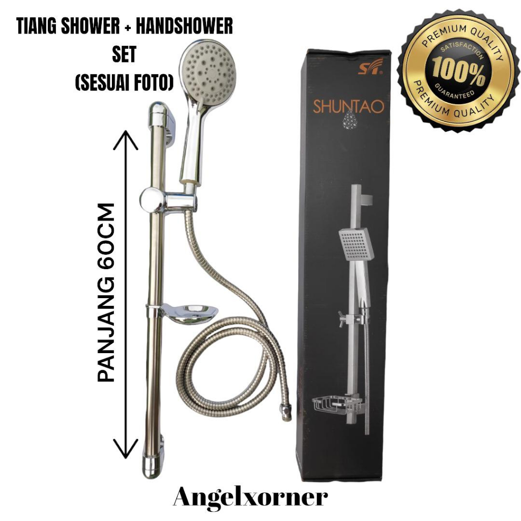 Jual (READYSTOCK)TIANG SHOWERHAND SHOWER TIANG SETSHOWER TIANG SET KAMAR MANDI Shopee Indonesia