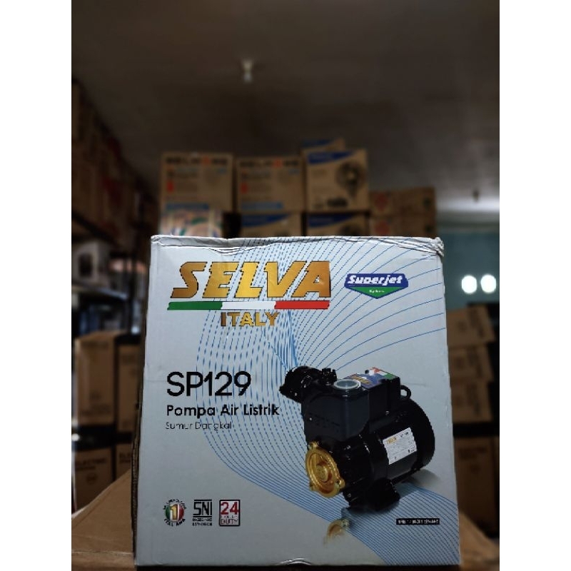 Jual Pompa Air Listrik SELVA SP129 Pompa 125W | Shopee Indonesia