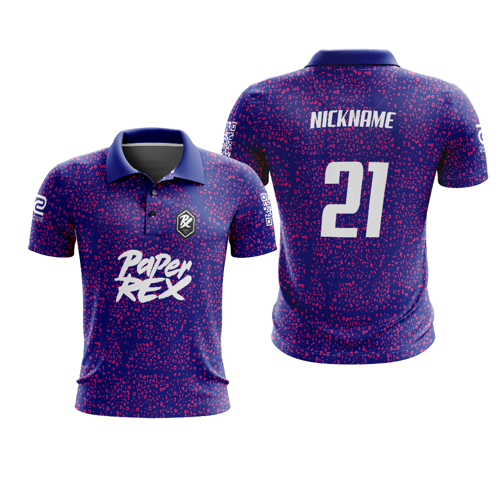 Jual Jersey POLO Gaming Esport Valorant Paper Rex 2021 Jersey Custom
