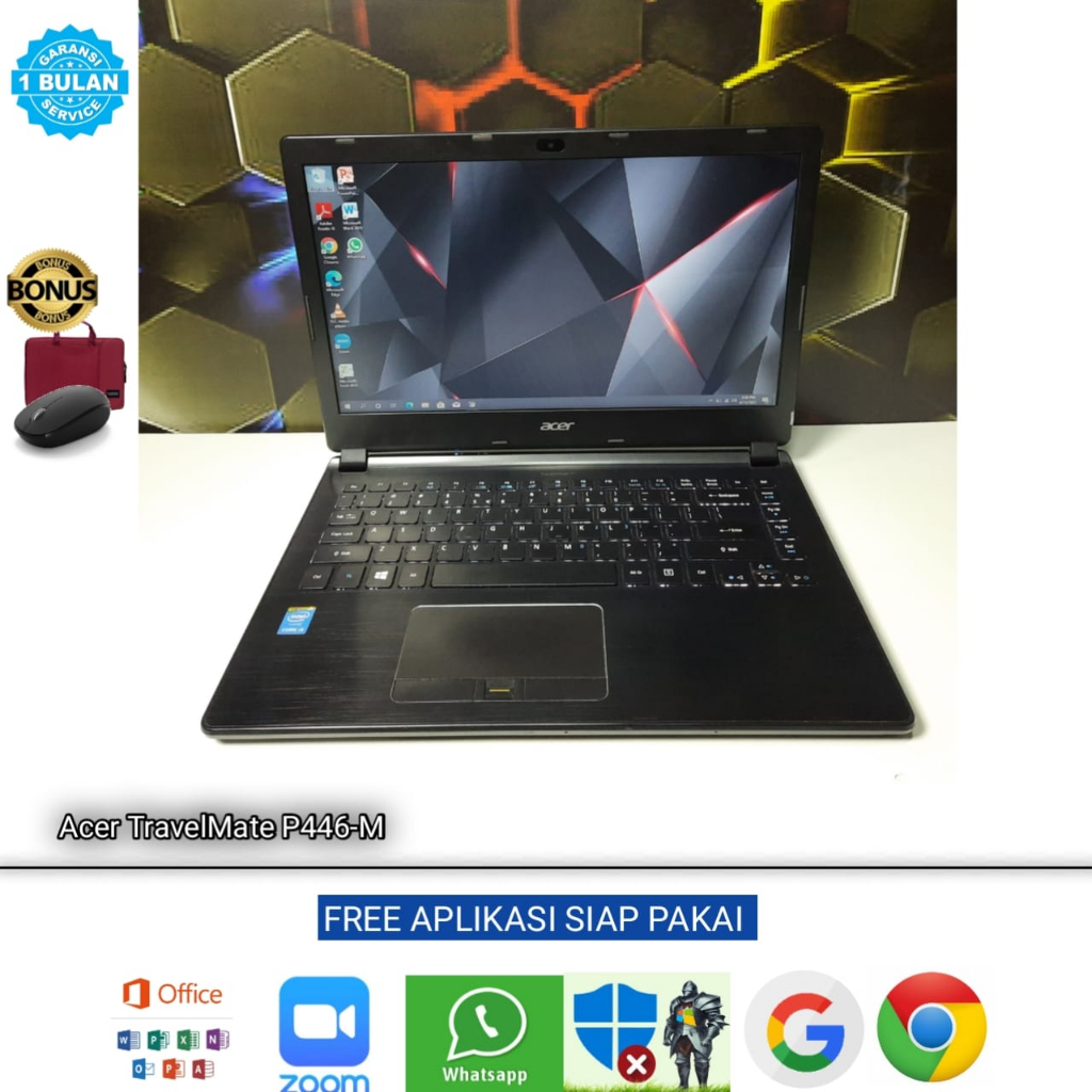 Jual Laptop Acer TravelMate P446-M Core i5 Gen 5 Ram 8GB SSD 128GB ...