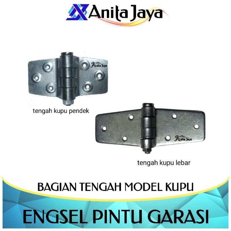 Jual engsel tengah pintu garasi sleding atau lipat model kupu | Shopee ...