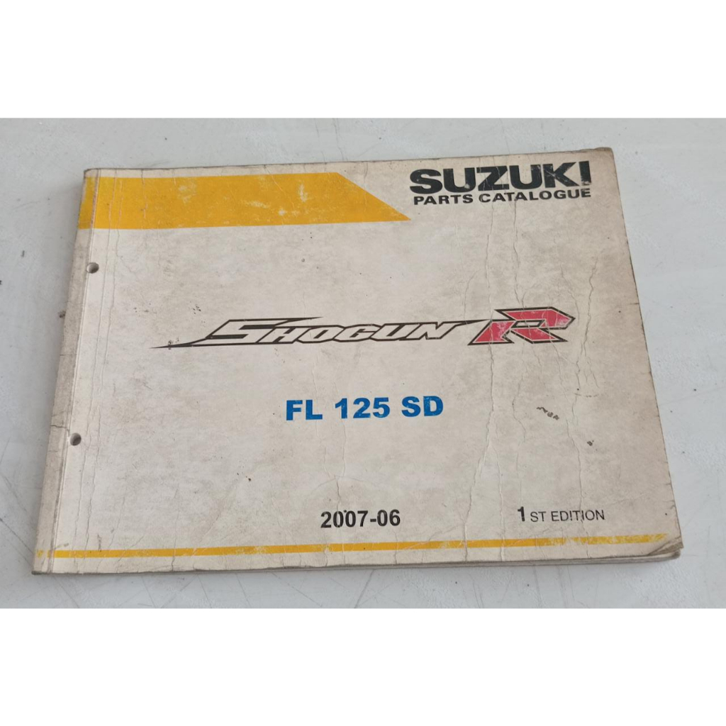 Jual BUKU SUZUKI PARTS CATALOG SHOGUN R (BEKAS) | Shopee Indonesia