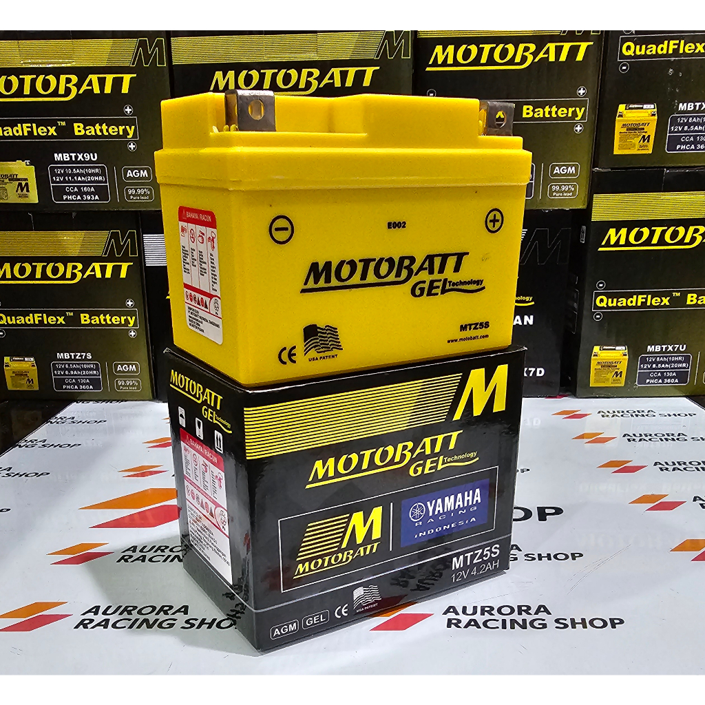 Jual AKI YAMAHA MX KING 150 MOTOBATT MTZ5S 12V4.2AH - ORIGINAL | Shopee