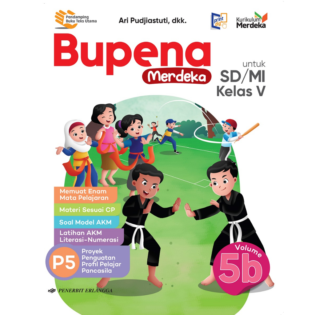 Jual Buku Pelajaran Sd Mi Bupena Kelas 5 Kurikulum Merdeka Shopee