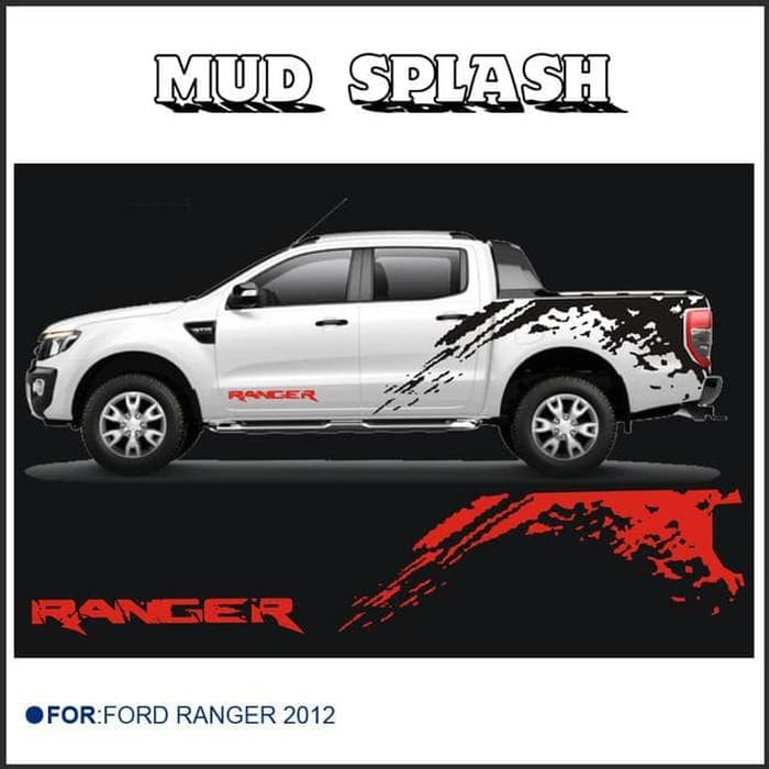 Jual STICKER FORD RANGER STICKER MOBIL FORD RANGER BODY SET KANAN KIRI ...