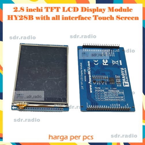 Jual 2.8 inchi TFT LCD Display Module HY28B with all interface Touch ...