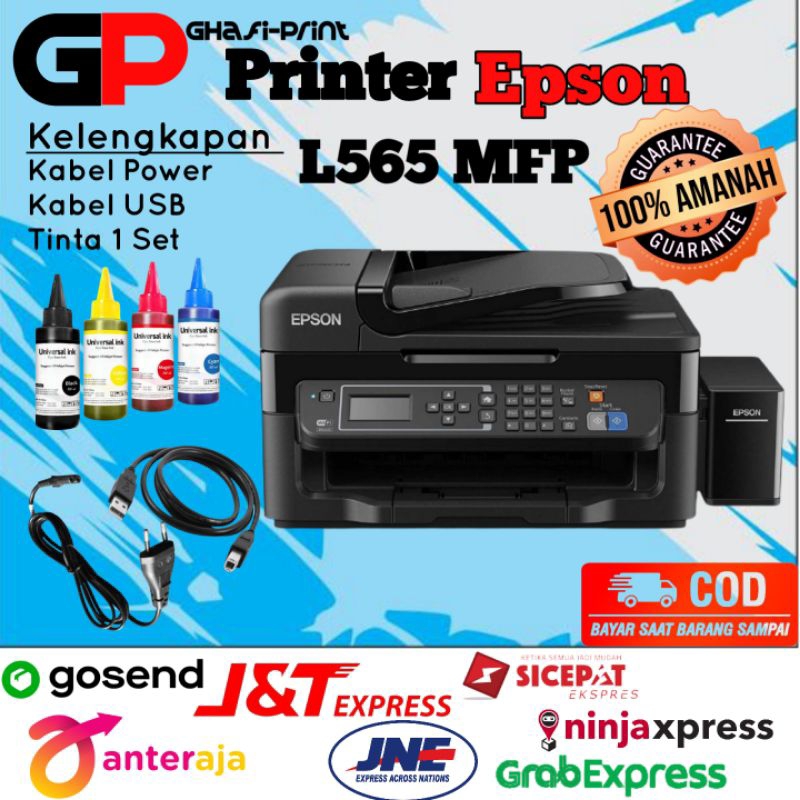 Jual printer Epson L565 Multifungsi siap pakai | Shopee Indonesia