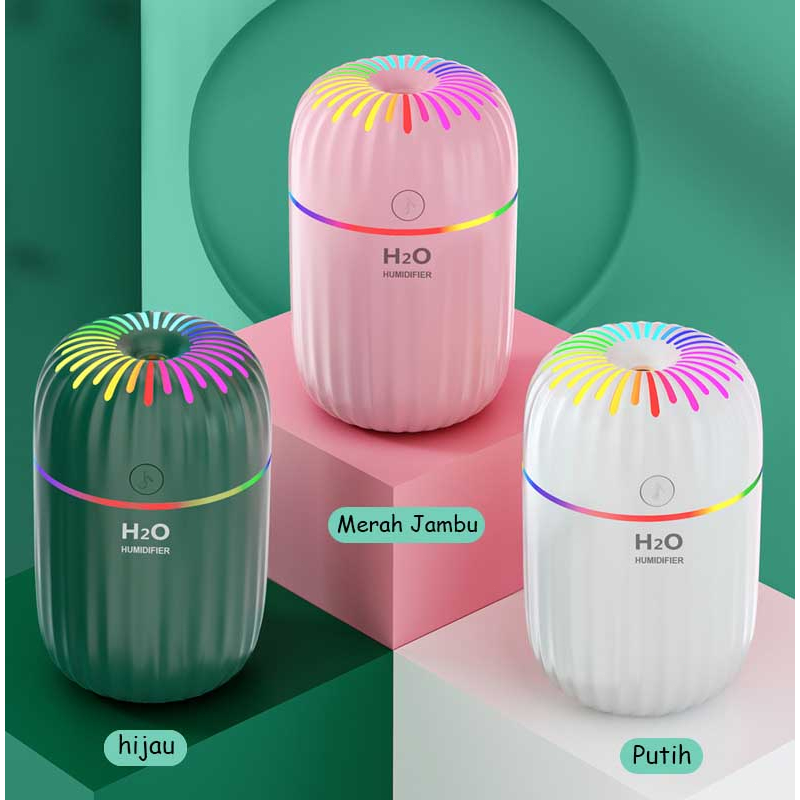 Jual Humidifier Diffuser LED Home Office Air Humidifier Portable ...