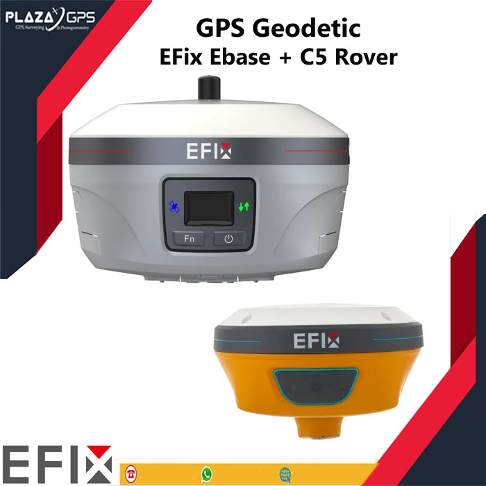 Jual GPS Goedetic Efix Ebase + C5 Rover GNSS Receiver | Shopee Indonesia