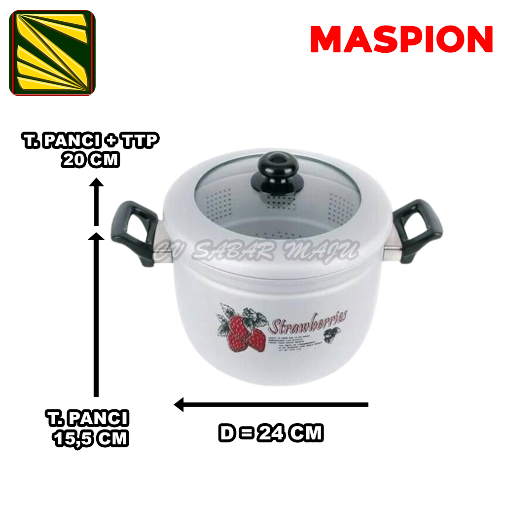 Jual Maspion Panci Panca Guna Panci Kukusan Maspion Cm Cm Cm Cm Cm Dan Cm