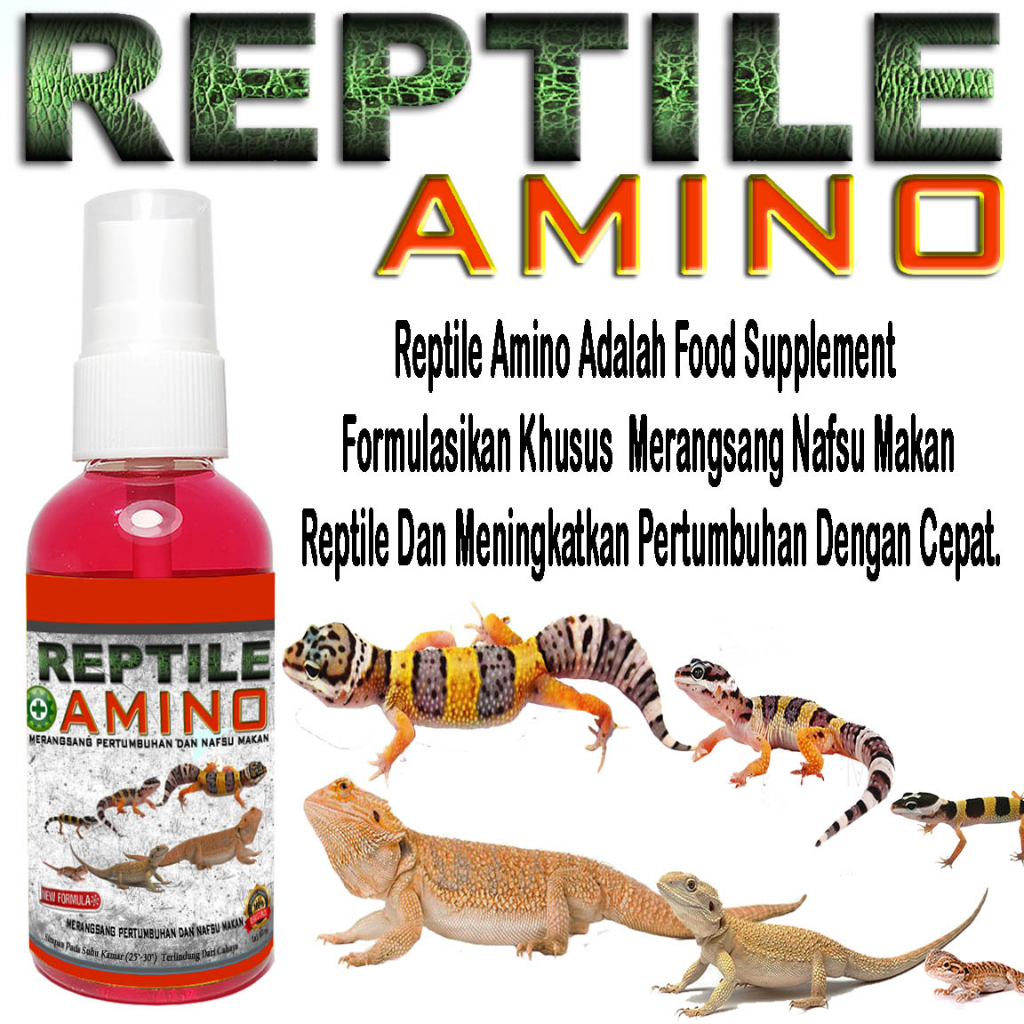 Jual REPTILE AMINO SUPLEMENT MAKANAN FOOD SUPPLEMENTS REPTILE