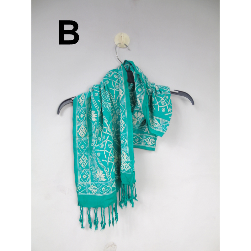 SYAL SCARF BATIK CAP RAYON PREMIUM HALUS