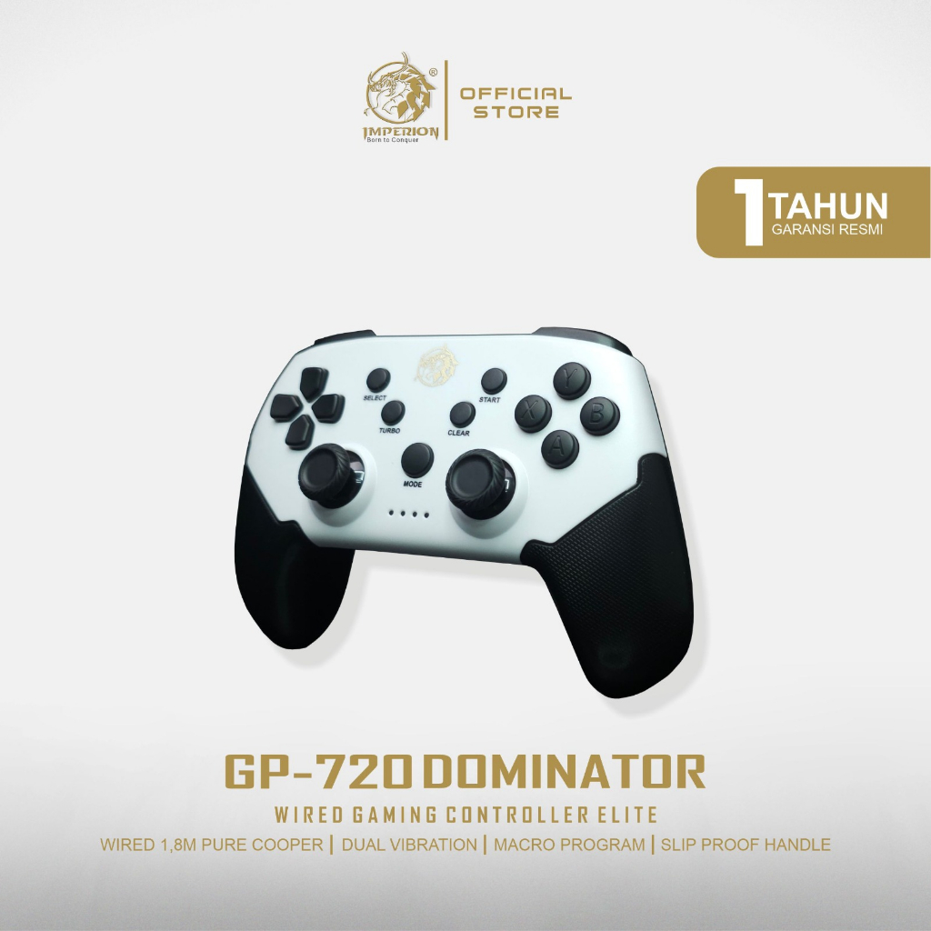 Jual Gamepad Imperion ELITE GP 720 Dominator Wired Gaming Controller ...