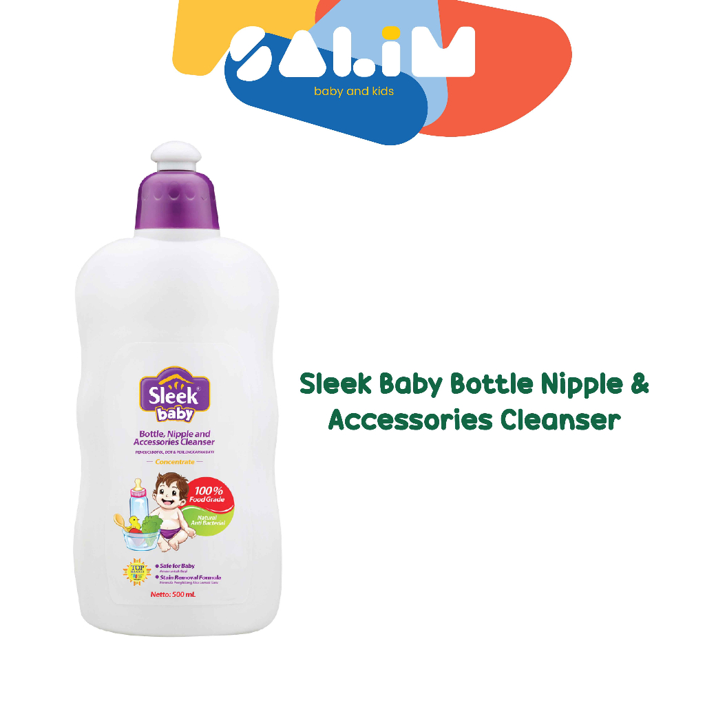 Jual Sleek Baby Bottle Nipple & Accessories Cleanser 150ml / 500ml / Pouch 900ml Shopee Indonesia