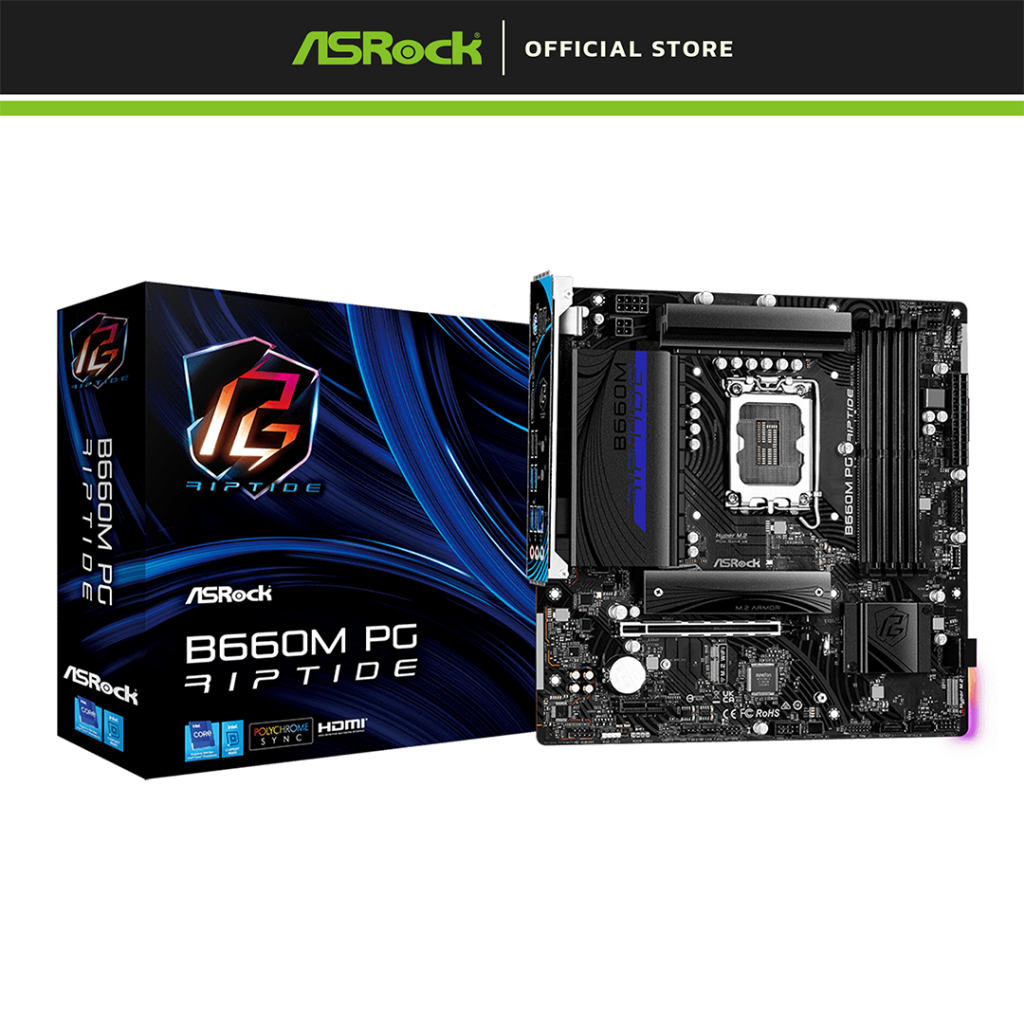 Jual ASRock B660M PG Riptide | Shopee Indonesia