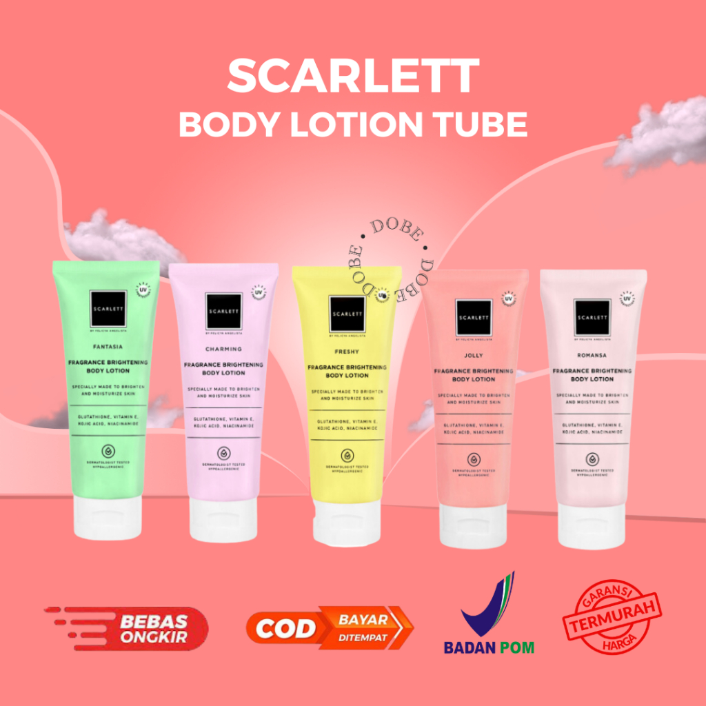 Jual SCARLETT BODY LOTION TUBE Shopee Indonesia
