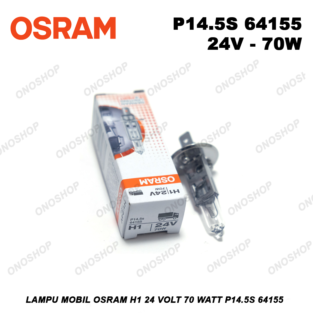 Jual Lampu Mobil Osram H1 24 Volt 70 Watt P14.5s 64155 | Shopee Indonesia