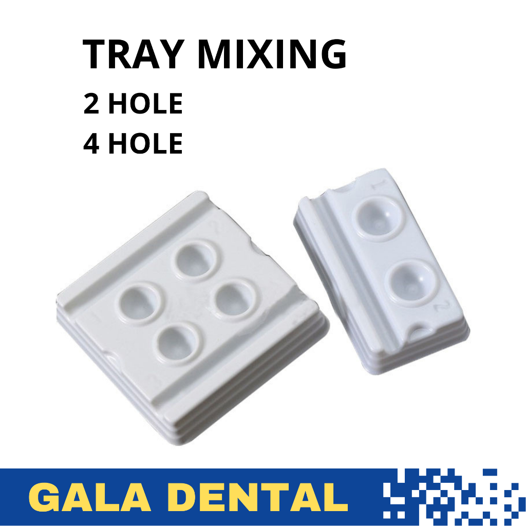 Jual Dental mixing bonding container tray kotak plastik wadah tempat