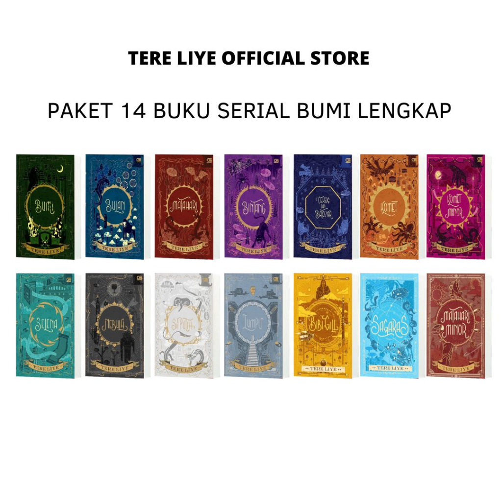 Jual Tere Liye - Paket 14 Buku Lengkap Serial Bumi | Shopee Indonesia