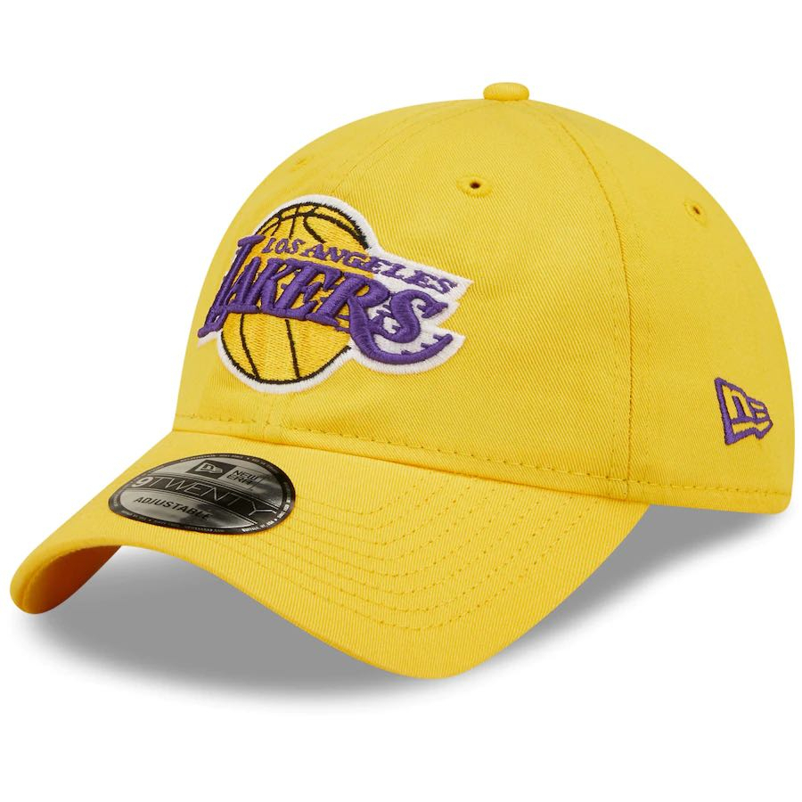 Topi NBA Basket LA Lakers Los Angeles Hitam Black Ungu Purple Yellow Kuning  Baseball