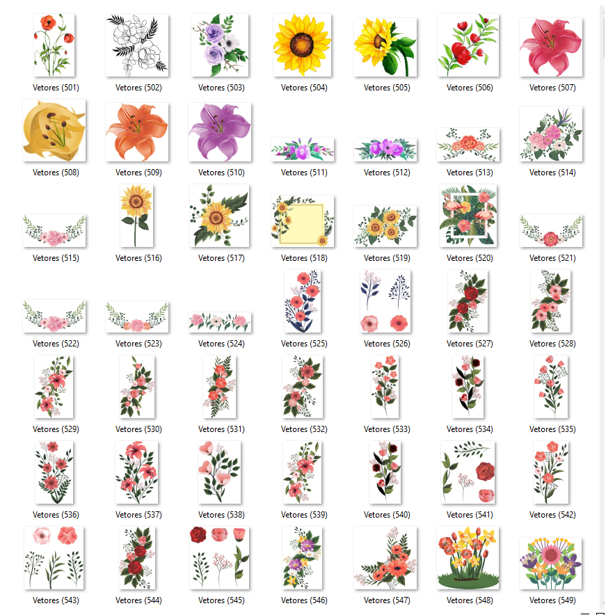 Jual ID99220 - 728 Frame Flower Ornamental CDR Files | Shopee Indonesia