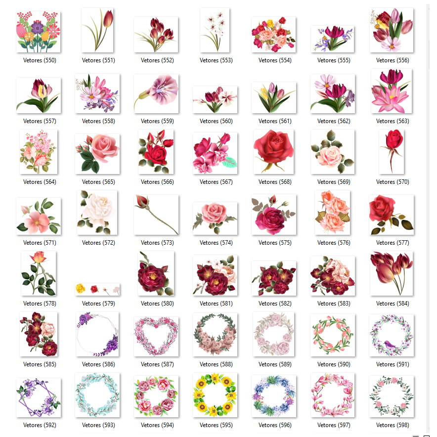 Jual ID99220 - 728 Frame Flower Ornamental CDR Files | Shopee Indonesia
