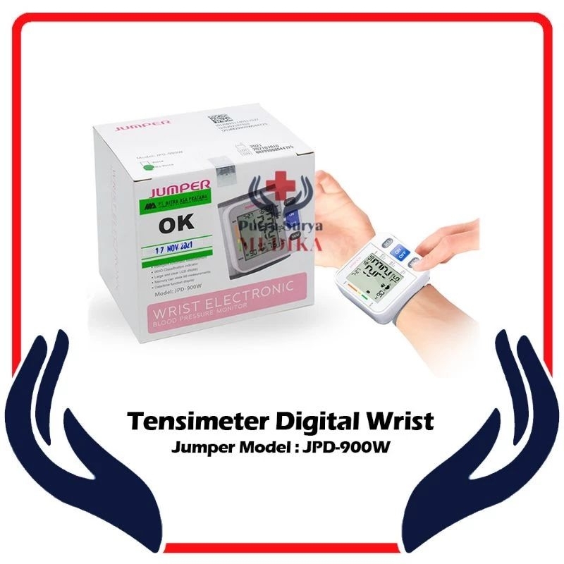 Jual Wrist Tensimeter Digital Jumper | Tensi Pergelangan Tangan ...