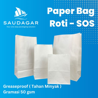 Jual Kantong Kertas Roti Paper Bag Sos Snack Fried Chicken Kue Shopee Indonesia