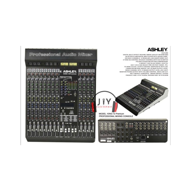 Jual Audio Mixer Ashley 12 Channel King12 Premium King12Premium