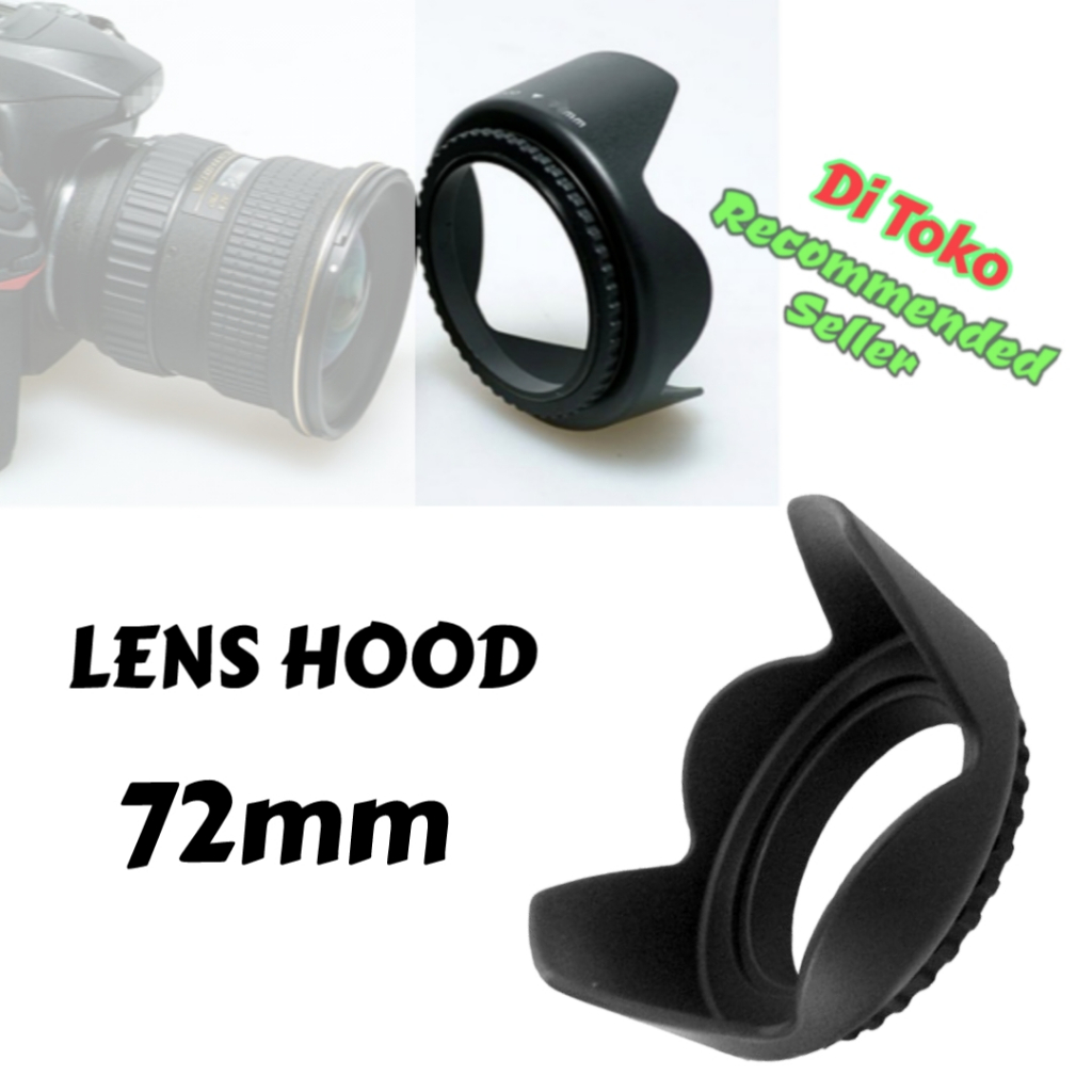 Lenshood Flower Ukuran Diameter 49mm 52mm 55mm 58mm 62mm 67mm 72mm 77mm  82mm Lens Hood For Canon Nikon Sony Olympus Panasonic Lumix Leica DSLR