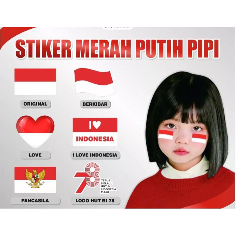 Jual sticker pipi hut RI Shopee Indonesia