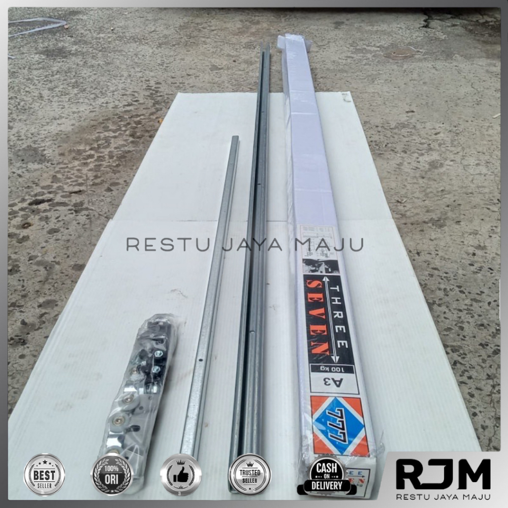 Jual Rel Pintu Sliding Rail Geser A Cm A Cm Three Seven Rj Grosir Shopee Indonesia