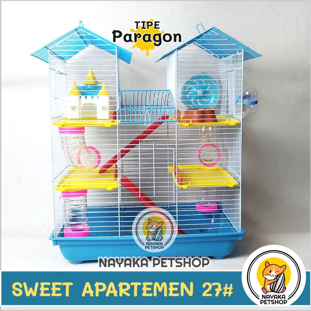 Jual Sweet 27# Apartemen Kandang Hamster Besar Tingkat 3 Lantai Murah ...