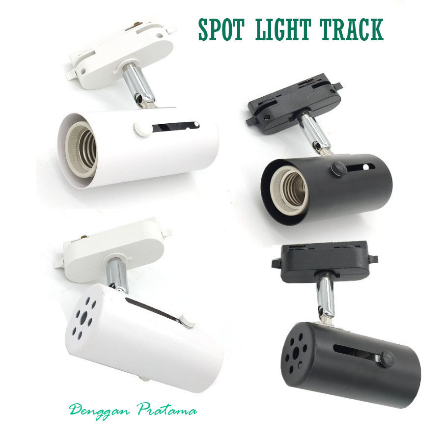 Jual Kap Lampu Spot Sorot Rel Fitting E27 Light Track Rell | Shopee ...