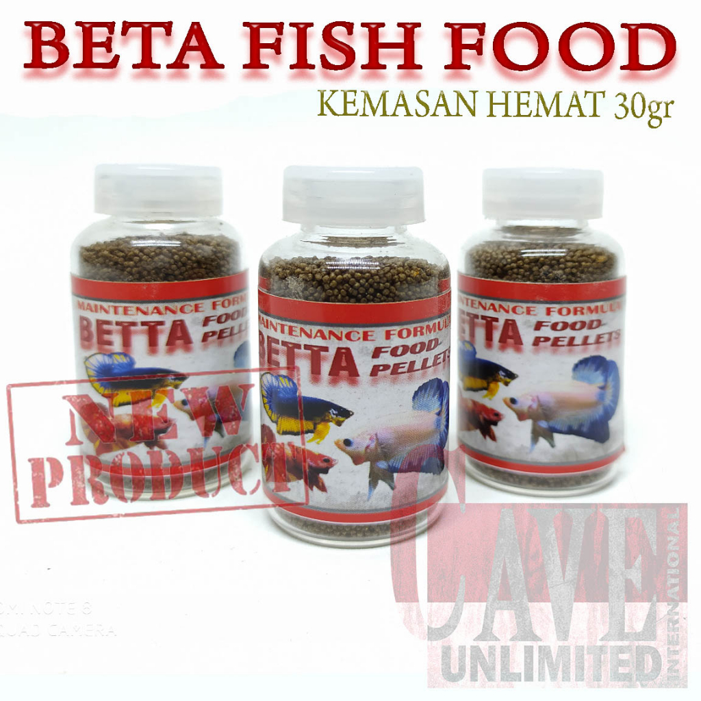 Jual MAKANAN PAKAN PELET PREMIUM IKAN CUPANG BETTA GUPPY FISH FOOD IKAN ...