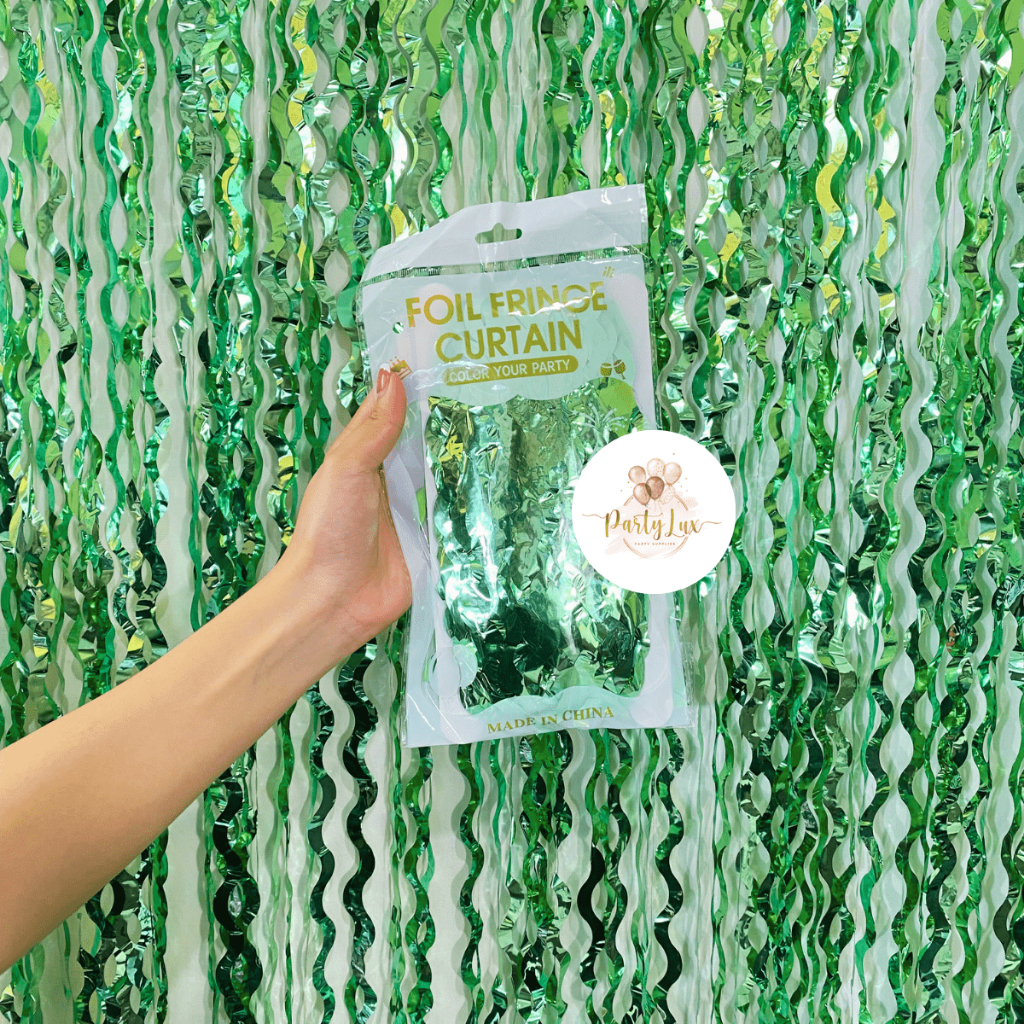 Jual Tirai Foil Gelombang / Tirai Metalik Keriting Curly Wavy / Tirai ...