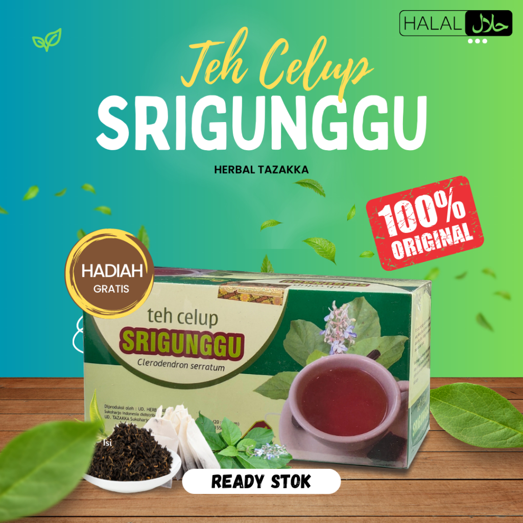 Jual Obat Batuk Radang Tenggorokan Gurah Alami Teh Srigunggu Yang Halal Dan Bersertifikat 8493