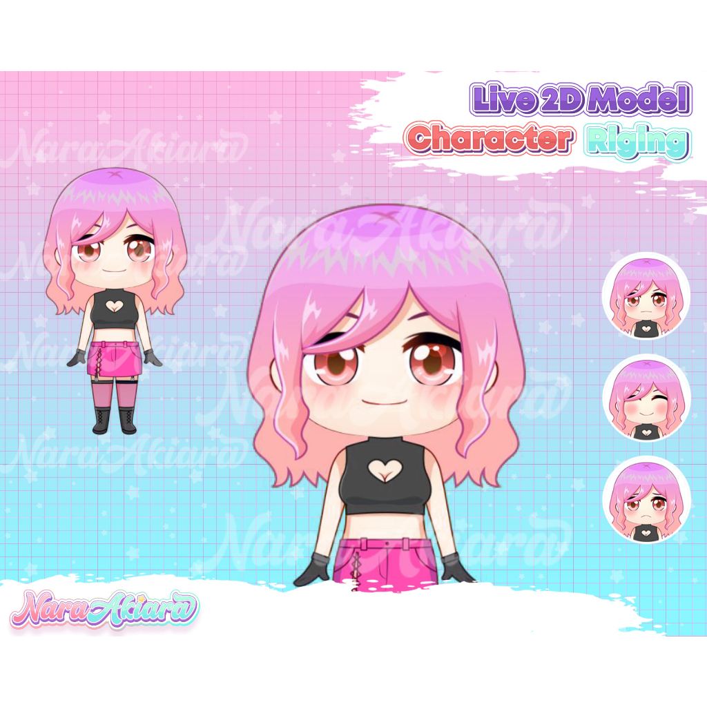 Jual Chibi VTuber Live2D Solusi Cepat Tampil Menawan di Layar, Layanan ...