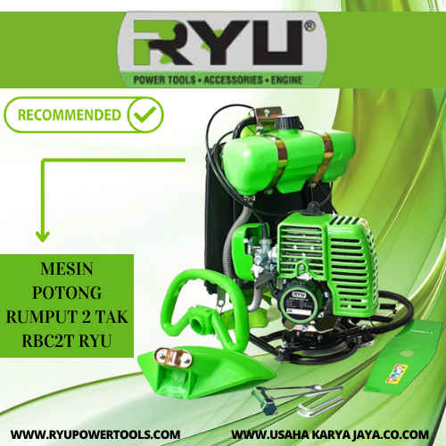 Jual Mesin Potong Rumput 2 Tak RBC2T RYU Original Terbaru Brush Cutter ...