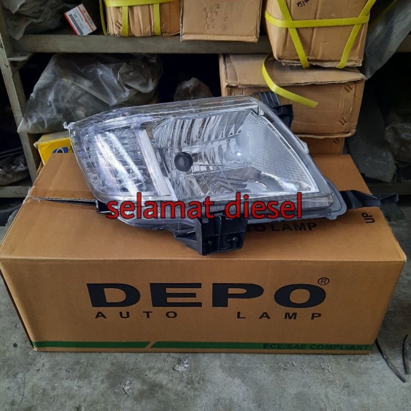 Jual Lampu Depan Besar Head Lamp Headlamp Toyota Hilux Vigo Depo Mlm Lltm Rd