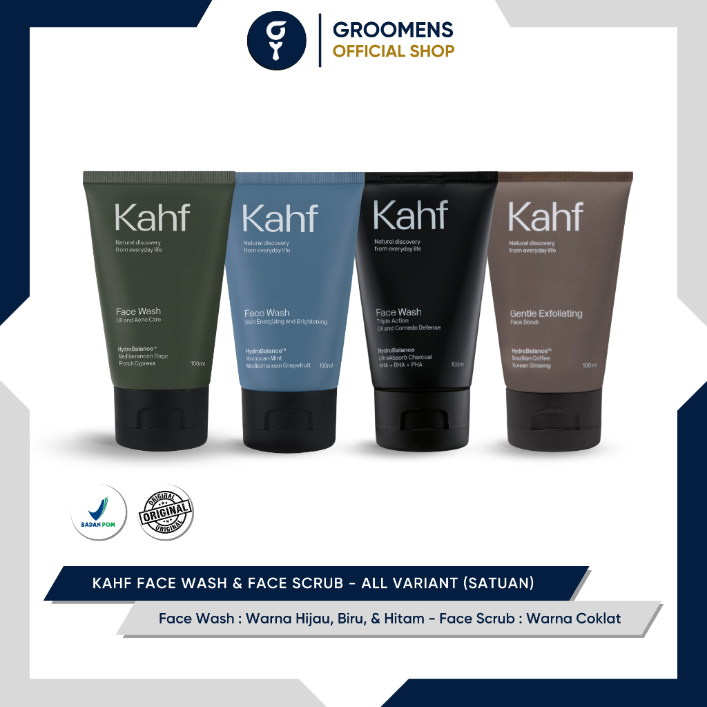Jual Kahf Face Wash & Face Scrub All Variant (Satuan) Shopee Indonesia