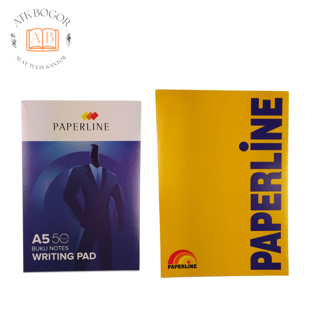 Jual Notebook Buku Catatan Vertikal Bergaris PaperLine Ukuran A4 / A5
